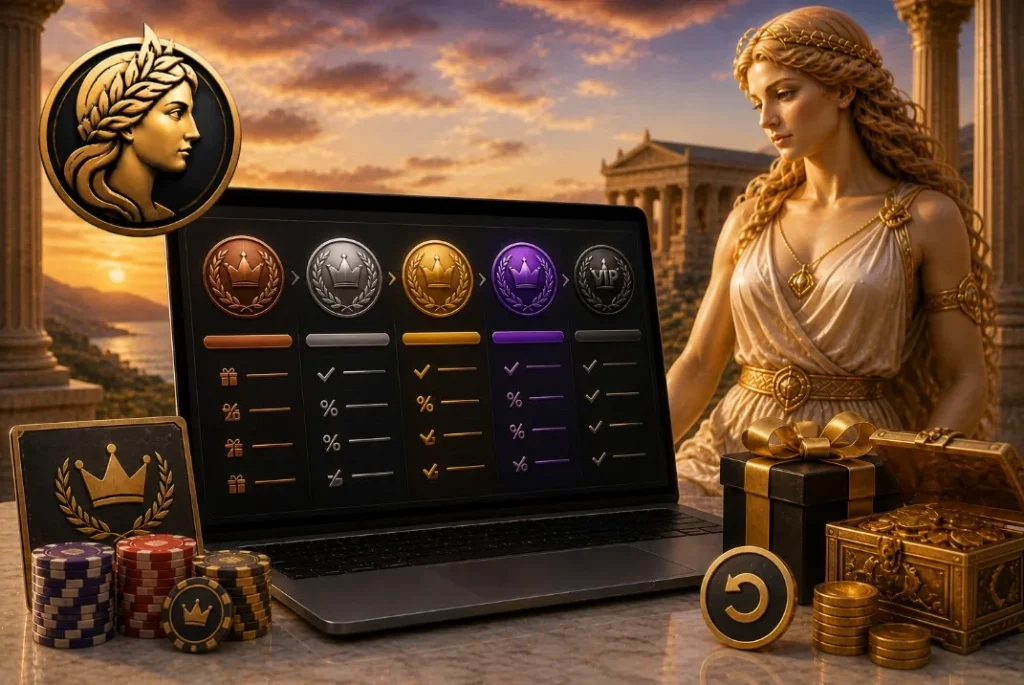 Programme VIP Aphrodite casino : niveaux, avantages et cashback