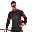 Bianchi Milano Veste Hiver Treviolo Noire-Rouge en Promo