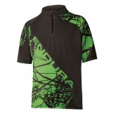 Endura Bikeshirt Enfant Hummvee Ray Noir-Vert Boutique France