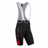 Paris Nalini Cuissard à Bretelles Ride Noir-Rouge