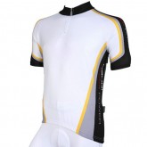Nalini Maillot Club Team-Power Blanc-Jaune Personnalisé