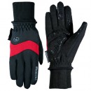 Roeckl Gants Hiver Palacino Noirs-Rouges Boutique Paris