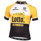 Acheter Nouveau Santini Maillot Enfant Lotto Nl-Jumbo 2015 En Ligne