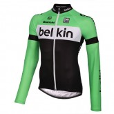 Santini Maillot Manches Longues Belkin Pro Cycling 2014 PasCher Fr