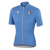 Sportful Maillot Manches Courtes Italia Cl Bleu Moins Cher