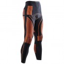 X-Bionic Caleçon Long Energy Accumulator Noir-Orange Remise Lyon